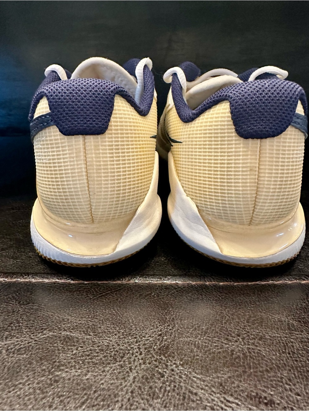 Nike Court Air Zoom Vapor Pro Tennis Shoes White Blue Gum Size 6 - Picture 3 of 11